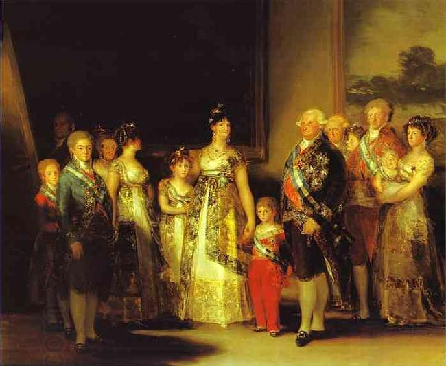 Francisco Jose de Goya Charles IV and His Family oil painting picture